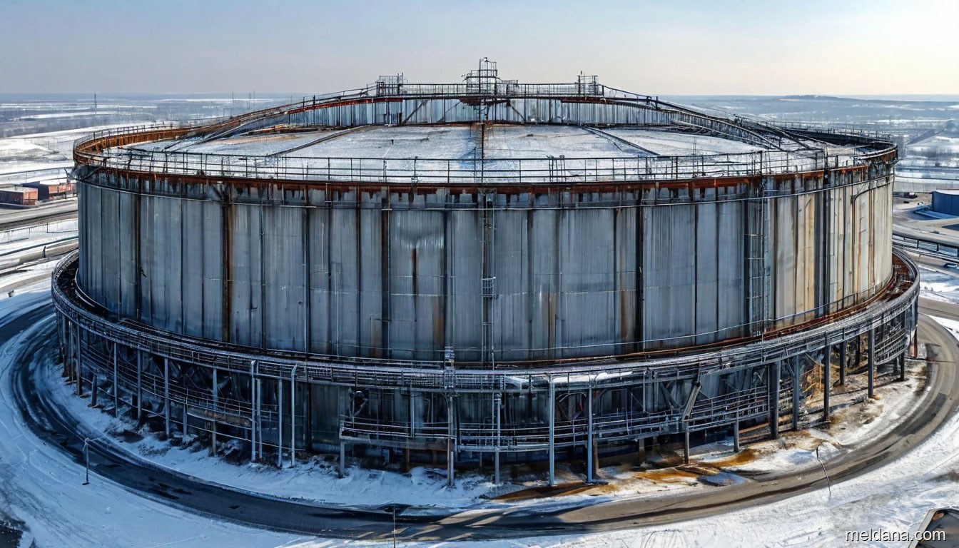 Антидроновая защита резервуара РВС-50000 Лангепас — ЗОК ЗАСЛОН по СП 542
