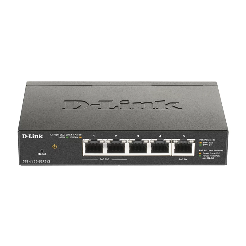 Коммутатор D-Link EasySmart DGS-1100-05PDV2/A1A 